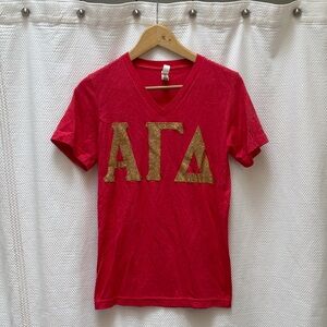 Bella Canvas Alpha Gamma Delta AGD Sorority Fraternity short sleeve t-shirt